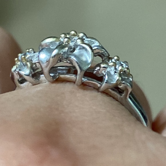 🖤Plumeria💕Sterling silver ring - Picture 3 of 10